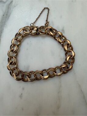 12 karat gold filled Link Chain Bracelet